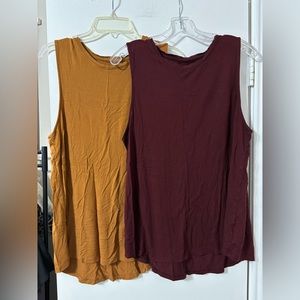 Set of 2 A New Day tank tops